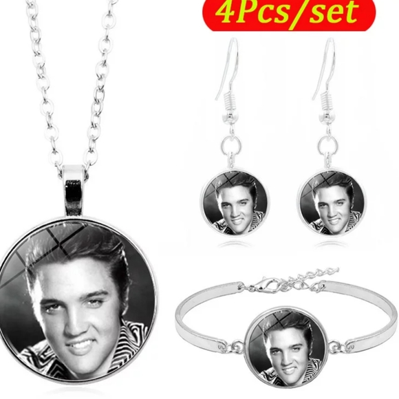 Elvis Presley 4 piece jewelry set - Picture 1 of 7